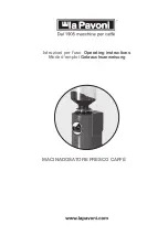 La Pavoni ZIP BASE Operating Instructions Manual preview