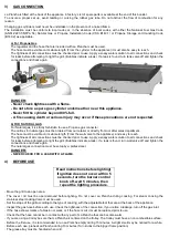 Preview for 4 page of La Plancha Bergerac 45 Instructions For Use Manual