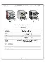 Предварительный просмотр 1 страницы La Scala BUTTERFLY A/1 Operation & Maintenance Instructions Manual