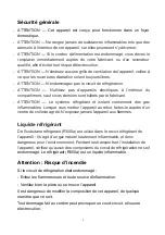 Preview for 3 page of La Sommeliere CTV82B User Instructions