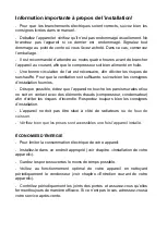 Preview for 6 page of La Sommeliere CVD122B Instruction Manual