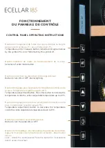 Preview for 9 page of La Sommeliere ECELLAR 185 Quick Start Manual