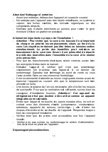 Preview for 12 page of La Sommeliere ECELLAR150 Instruction Manual