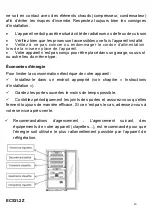 Preview for 10 page of La Sommeliere ECS31.2Z User Instructions