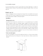 Preview for 4 page of La Sommeliere LS33 Operating Instructions Manual