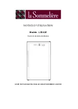 La Sommeliere LS34.2Z Instruction Manual preview