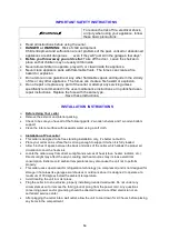 Preview for 14 page of La Sommeliere LS40 Instruction Manual