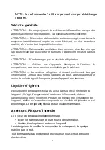 Preview for 3 page of La Sommeliere PF110 Use Instructions