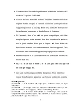 Preview for 3 page of La Sommeliere SLS102DZ Additional Safety And Use Instructions