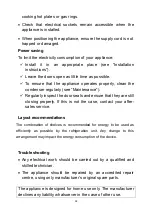 Preview for 33 page of La Sommeliere SLS34DZ/S User Instructions