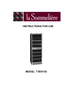 La Sommeliere TR2V150 Instructions For Use Manual preview