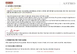 Предварительный просмотр 7 страницы La Spaziale ASTRO Manual For Use And Maintenance