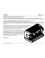 Preview for 3 page of La Spaziale Seletron S40 Manual For Use And Maintenance