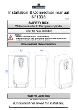 La Toulousaine 1033 Installation & Connection Manual preview