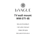 LA VAGUE WM-ST1-65 Instruction Manual preview