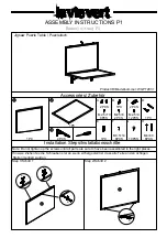 Preview for 1 page of la vie vert P1 Assembly Instructions