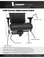 Laacke & Joys Concept Seating 3150 Manual preview