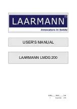 Laarmann LMDG 200 User Manual preview
