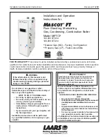 Laars MFTCF140 Installation And Operation Instructions Manual preview