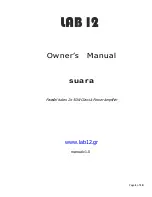 Lab 12 Suara Owner'S Manual preview