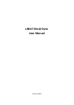 LABA7 Shock Dyno User Manual preview