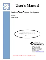 Preview for 1 page of Labconco 7400030 User Manual