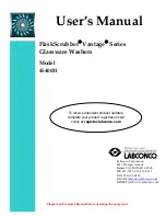 Preview for 1 page of Labconco FlaskScrubber Vantage Series User Manual