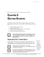 Preview for 13 page of Labconco FreeZone 70061 6L -50C Series User Manual