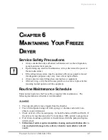 Preview for 52 page of Labconco FreeZone 70061 6L -50C Series User Manual