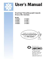 Labconco FreeZone 7750000 User Manual preview