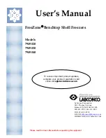 Labconco FreeZone 7949020 User Manual preview