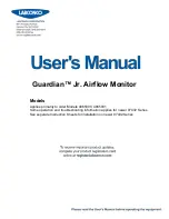 Preview for 1 page of Labconco Guardian Jr. 4865000 User Manual