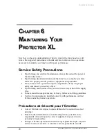 Preview for 32 page of Labconco Protector XL 1110 Series User Manual