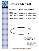 Labconco Purifier 3970200 User Manual preview