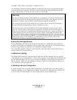 Preview for 2 page of Labconco ScrubAir 46120 Series User Manual