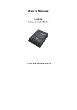 LABEL & MARK INDUSTRIES COMPANY LK-320 User Manual предпросмотр