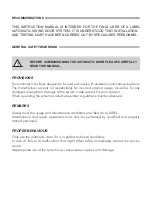 Preview for 2 page of Label Neptis SLT-B User Manual