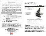 Preview for 1 page of Labelmate LD-100-U Manual