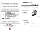 Предварительный просмотр 1 страницы Labelmate UCAT-40 Quick Start Manual