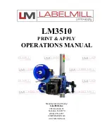 LabelMill LM3510 Operation Manual предпросмотр