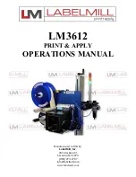 LabelMill LM3612 Operation Manual preview