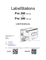 LabelStation Pro 340 User Manual preview