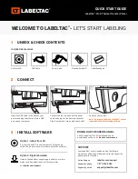 LabelTac Pro X Quick Start Manual предпросмотр