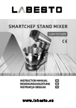 Labesto SMARTCHEF LSM7009BK Instruction Manual предпросмотр