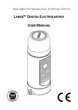 Предварительный просмотр 1 страницы Labex DIGITAL ELECTROLARYNX User Manual