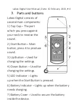 Предварительный просмотр 4 страницы Labex DIGITAL ELECTROLARYNX User Manual