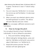 Preview for 9 page of Labex HARMONY ELECTROLARYNX User Manual