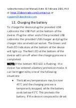 Preview for 13 page of Labex HARMONY ELECTROLARYNX User Manual