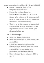 Preview for 19 page of Labex HARMONY ELECTROLARYNX User Manual