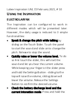 Preview for 10 page of Labex INSPIRATION ELECTROLARYNX User Manual